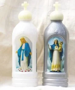 Botella de agua sagrada Católica Cristiana luminosa, taza de agua santa
